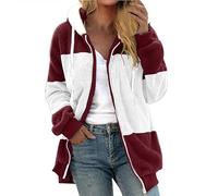 Fleecejacke Damen Jacke Damen Frauen Leichte Parka Pullover & Strickjacken für Damen Softshellmantel Damen Wintermantel Damen Warm Steppmantel Damen Winter Lang