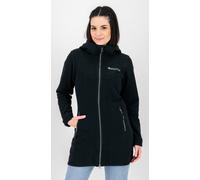Fleecejacke DEPROC ACTIVE "GLORY APRIL", Damen, Gr. 36 (S), grau (anthrazit), 100% Polyester, figurbetont, gerader Abschluss, Jacken Fleecejacke, mit 2-Wege-Reißverschluss (78783361-36) anthrazit