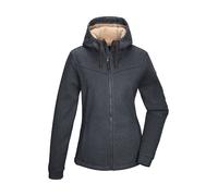 G.I.G.A. DX Damen Strickfleecejacke/Fleecejacke mit Kapuze GW 38 WMN KNTFLC JCKT, dunkelnavy, 48, 43550-000