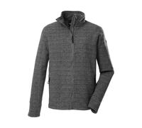 Fleecejacke "GW 42 MN FLC JCKT", Herren, Gr. L, grau (graphit), Obermaterial: 100% Polyester, G.I.G.A. DX BY KILLTEC, Jacken Fleecejacke, G.I.G.A. DX Fleecejacke: Melange Optik, Zipper-Taschen, Kinnsc