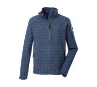 Fleecejacke "GW 42 MN FLC JCKT", Herren, Gr. XL, blau (stahlblau), Obermaterial: 100% Polyester, G.I.G.A. DX BY KILLTEC, Jacken Fleecejacke, G.I.G.A. DX Fleecejacke: Melange Optik, Zipper-Taschen, Kin