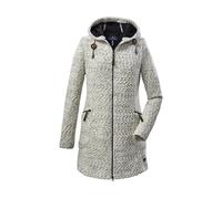 Fleecejacke "GW 444 WMN PRK", Damen, Gr. 44, beige (naturweiß), Oberseite: 70% Polyester, 30% Baumwolle;Rückseite: 100% Polyester, G.I.G.A. DX BY KILLTEC, Jacken Fleecejacke, Wärmender Strickparka mit