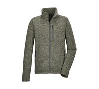 Fleecejacke "GW 55 MN KNTFLC JCKT", Herren, Gr. 4XL, grün (forrest), Obermaterial: 100% Polyester, G.I.G.A. DX BY KILLTEC, Jacken Fleecejacke, Zeitlose Strickfleecejacke, Taschen mit Zipper (89409620-