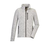Fleecejacke "GW 55 MN KNTFLC JCKT", Herren, Gr. XL, weiß (naturweiß), Obermaterial: 100% Polyester, G.I.G.A. DX BY KILLTEC, Jacken Fleecejacke, Zeitlose Strickfleecejacke, recyceltes Material, Taschen