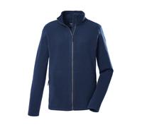 Fleecejacke "GW 81 MN KNTFLC JCKT", Herren, Gr. 3XL, blau (dunkelblau), Obermaterial: 100% Polyester, G.I.G.A. DX BY KILLTEC, Jacken Fleecejacke, Strickfleecejacke, Melange-Optik, Zipper-Taschen, Kinn