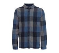 Fleecejacke INDICODE "Fleecehemd IDValmer", Herren, Gr. S, blau (china blau), Obermaterial: 100% Baumwolle CO., Jacken Fleecejacke (37436447-S) china blau