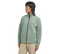 Fleecejacke JACK WOLFSKIN "MOGARI FZ W", Damen, Gr. S (36), grünzinnia, Obermaterial: 95% Polyester, 5% sonstige Fasern. Futter: 100% Polyester, Jacken Fleecejacke (86703065-S) grünzinnia