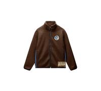 Napapijri Herren Fleece Mann T-archive Fz Braun Größe M