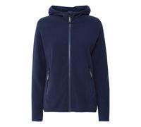 Fleecejacke OXMO "Fleecejacke OXFinja", Damen, Gr. M, blau (total eclipse), Fleece, Obermaterial: 100% Polyester PES., Casual, regular fit hüftlang, Jacken Fleecejacke (99317769-M) total eclipse
