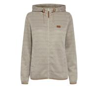 Fleecejacke OXMO "Fleecejacke OXPepples", Damen, Gr. L, beige (dune), Obermaterial: 100% Polyester PES., regular fit hüftlang, Jacken Fleecejacke (15720107-L) dune