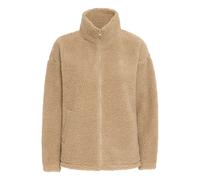 Fleecejacke OXMO "Fleecejacke OXTOVINE", Damen, Gr. L, beige (dune), Obermaterial: 100% Polyester PES., loose fit normal, Jacken Fleecejacke (67878150-L) dune