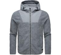 Fleecejacke RAGWEAR "Adar", Herren, Gr. XXL (56), grau, Fleece, Obermaterial: 100% Polyester; Innenfutter: 100% Polyester, gerade hüftlang, hoch geschlossener Ausschnitt, Ärmel ohne Ärmelschlitz abges