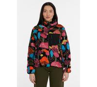 Fleecejacke RAGWEAR "ALARIS", Damen, Gr. XXL, bunt (multi combo), Fleece, Obermaterial: 100% Polyester, bedruckt, figurumspielend hüftlang, Rundhals, elastischer Bund, Jacken Fleecejacke (51027017-XXL