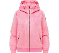 Fleecejacke RAGWEAR "Cousy Short Bonded", Damen, Gr. XS (34), pink, Obermaterial: 91% Polyester, 9% Elasthan, Innenfutter: 94% Polyester, 6% Elasthan, gerade hüftbedeckend, hoch geschlossener Ausschni