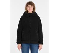 Fleecejacke RAGWEAR "COUSY SHORT", Damen, Gr. M, schwarz, Plüsch, Obermaterial: 100% Polyester, unifarben, figurumspielend hüftlang, Rundhals, Rippbündchen, Jacken Fleecejacke (94169850-M) schwarz