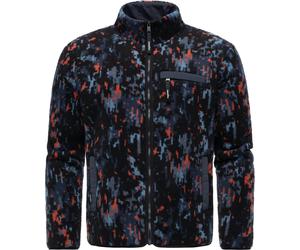 Fleecejacke RAGWEAR "Tawon Print", Herren, Gr. S (48), terra, Fleece, Material: 100% Polyester, gerade hüftbedeckend, hoch geschlossener Ausschnitt, abgesteppte Kante, Jacken Fleecejacke, kuschelg war