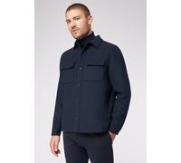 Fleecejacke ROY ROBSON "Casual Fit", Herren, Gr. XL, dunkelblau, 60% Polyester, 40% Schurwolle, unifarben, normal, hoch geschlossener Ausschnitt, Jacken (17951539-XL) dunkelblau