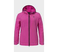 Fleecejacke SCHÖFFEL "Fleece Hoody Style Enixa WMN", Damen, Gr. 44, pink (3305, pink), Oberstoff: 92% Polyester, 8% Elasthan, regular fit, hoch geschlossener Ausschnitt, Jacken Fleecejacke (55940257-4