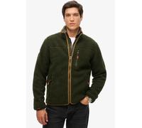 Superdry Herren Outdoor Sherpa-Fleecejacke Surplus Goods Olivgrün XXL