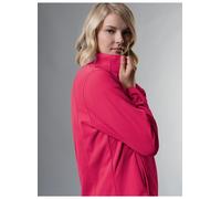 Fleecejacke TRIGEMA "TRIGEMA Taillierte Fleecejacke", Damen, Gr. XL, koralle, Fleece, 100% Polyester, lang, Jacken Fleecejacke (93946214-XL) koralle