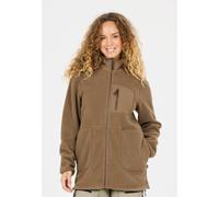 Fleecejacke WHISTLER "Felis", Damen, Gr. 40, hellbraun, 100% Polyester, mehrfarbig, lang, hoch geschlossener Ausschnitt, Jacken Fleecejacke, aus atmungsaktivem Material (34726011-40) hellbraun