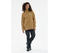 Fleecejacke WHISTLER "Felis", Damen, Gr. 42, braun, 100% Polyester, mehrfarbig, lang, hoch geschlossener Ausschnitt, Jacken Fleecejacke, aus atmungsaktivem Material (30330268-42) braun