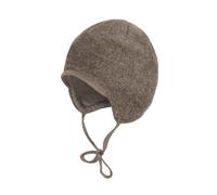 Fleecemütze MAXIMO, Jungen, Gr. 37, braun (braunmeliert), Fleece, Wolle, Mützen Fleecemütze, Erstlingsmütze, wärmend, gefüttert (17132017-37)