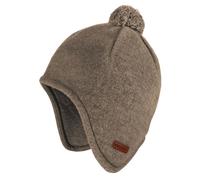 Fleecemütze MAXIMO, Jungen, Gr. 49, braun, Obermaterial: 100% Wolle, Mützen Fleecemütze, Inkamütze aus Wollfleece mit Pompon (60332046-49)