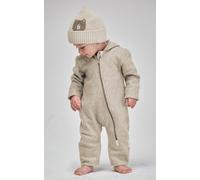 Fleeceoverall MAXIMO, Mädchen, Gr. 62/68, N-Gr, beige, Obermaterial: 100% Baumwolle, lang, Overalls, Unisex-Design: Perfekt für Jungen und Mädchen. (56583138-62) beige