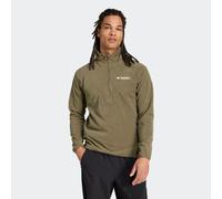 adidas Multi Essentials Fleece Half Zip Fleecepullover khaki - S