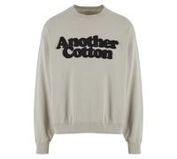 Fleecepullover ANOTHER COTTON LAB "Another Cotton Lab", Herren, Gr. XS, beige, 100% Baumwolle, mehrfarbig, oversize, Rundhals, Pullover Fleecepullover (83328602-XS) beige