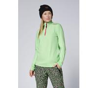 Fleecepullover CHIEMSEE, Damen, Gr. L (44/46), meadow, Obermaterial: 78% Polyester, 22% Elasthan, normal, Rundhals, Sweatshirts Fleecepullover (57245608-L) meadow