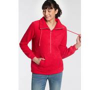 Fleecepullover CMP Gr. 38, rot, Damen, Fleece, Obermaterial: 100% Polyester, unifarben, Sweatshirts (92385204-38) rot