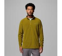 Fleecepullover COLUMBIA "Klamath Range II Half Zip", Herren, Gr. L (50), grün (mossy grün), Fleece, Obermaterial: 100% Polyester, abgesteppt, Sweatshirts Fleecepullover, mit halbem Reißverschluss, Lan