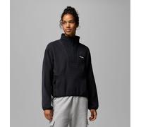 Fleecepullover COLUMBIA "Sequoia Grove II Half Zip Fleece", Damen, Gr. L (42/44), schwarz, Fleece, Obermaterial: 100% Polyester, Sweatshirts Fleecepullover, mit Half-Zip, windabweisend, wasserabweisen