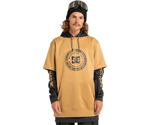 Fleecepullover DC SHOES "Dryden", Herren, Gr. M, beige (mustard gold), Obermaterial: 100% Polyester., Sweatshirts Fleecepullover (66069337-M) mustard gold