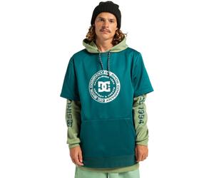 Fleecepullover DC SHOES "Dryden", Herren, Gr. S, deep teal, Obermaterial: 100% Microfaser;, Sweatshirts Fleecepullover (89455228-S) deep teal