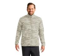 Fleecepullover JACK WOLFSKIN "BIG SKY HZ M", Herren, Gr. S, linen, Obermaterial: 100% Polyester, Sweatshirts (22578455-S) linen