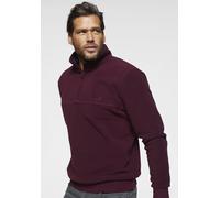 Fleecepullover MAN'S WORLD, Herren, Gr. L (52/54), rot (burgund), Obermaterial: 100% Polyester, normal, Rippbündchen, Sweatshirts Fleecepullover, für die Übergangszeit aus Fleece, schnelltrocknend, To