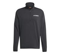 Fleecepullover mit halbem Reißverschluss adidas Terrex Climawarm Schwarz S