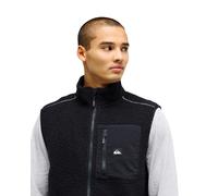 Fleecepullover QUIKSILVER "Clean Coast Gilet", Herren, Gr. XXL, schwarz, Obermaterial: 100% Microfaser;, Sweatshirts Fleecepullover (76566233-XXL) schwarz