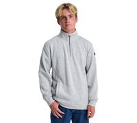 Fleecepullover QUIKSILVER "Keller 1/4 Zip", Herren, Gr. XL, light grau heather, Obermaterial: 100% Polyester;, Sweatshirts Fleecepullover (70281740-XL) light grau heather