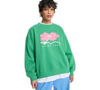 Fleecepullover QUIKSILVER "Standard", Damen, Gr. S, leprechaun, Obermaterial: 100% Baumwolle., Sweatshirts Fleecepullover (39444503-S) leprechaun
