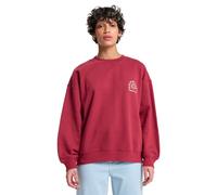 Fleecepullover QUIKSILVER "Standard", Damen, Gr. XS, burnt russet, Obermaterial: 100% Walkfrottier;, Sweatshirts Fleecepullover (61529409-XS) burnt russet