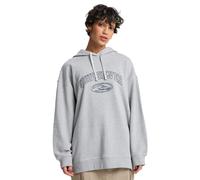Fleecepullover QUIKSILVER "Tarijaie Workwear", Damen, Gr. XS, light grau heather, Obermaterial: 100% Walkfrottier;, Sweatshirts Fleecepullover (43294440-XS) light grau heather