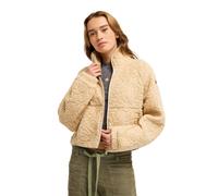 Fleecepullover ROXY "Blurry Cloud", Damen, Gr. XL, beige (peeble outline moe), Obermaterial: 100% Polyester., Sweatshirts Fleecepullover (40972457-XL) peeble outline moe