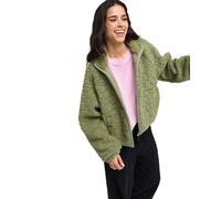 Fleecepullover ROXY "Blurry Cloud", Damen, Gr. XS, grün (oil grün outline moe), Obermaterial: 100% Polyester., Sweatshirts Fleecepullover (78402521-XS) oil grün outline moe