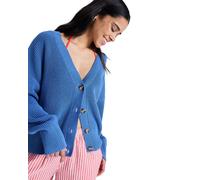 Fleecepullover ROXY "Cosmic Coast", Damen, Gr. S, dutch blau, Obermaterial: 100% Baumwolle., Sweatshirts Fleecepullover (59925958-S) dutch blau