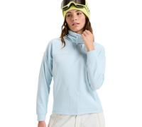 Fleecepullover ROXY "Vertere", Damen, Gr. XS, blau (ice blau), Obermaterial: 95% Polyester, 5% Elasthan., Sweatshirts Fleecepullover (24912527-XS) ice blau