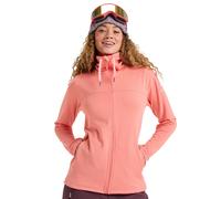 Fleecepullover ROXY "Vertere Full Zip", Damen, Gr. M, coral chic, Obermaterial: 95% Microfaser, 5% Elasthan;, Sweatshirts Fleecepullover (64569409-M) coral chic
